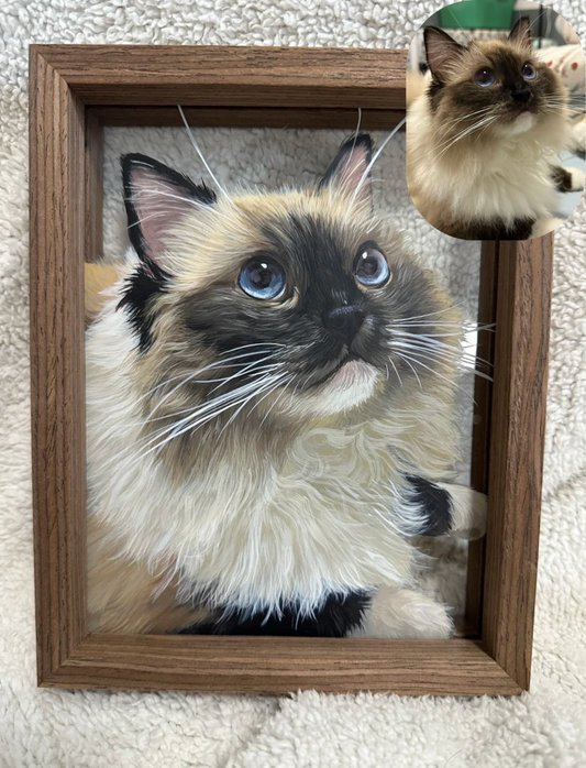 One-Layer Pet Glass Painting
