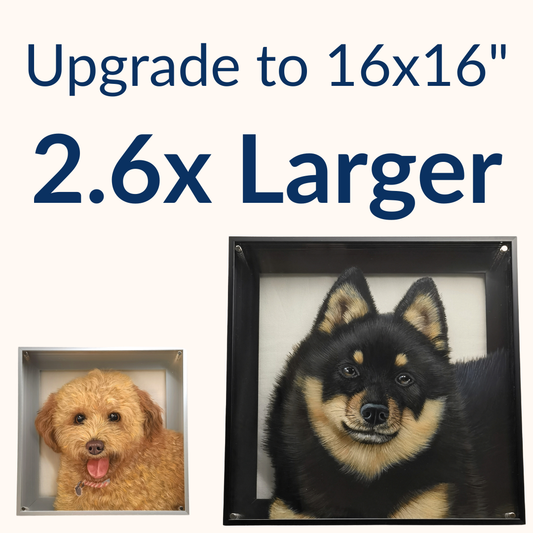 10"×10" to 16"×16"