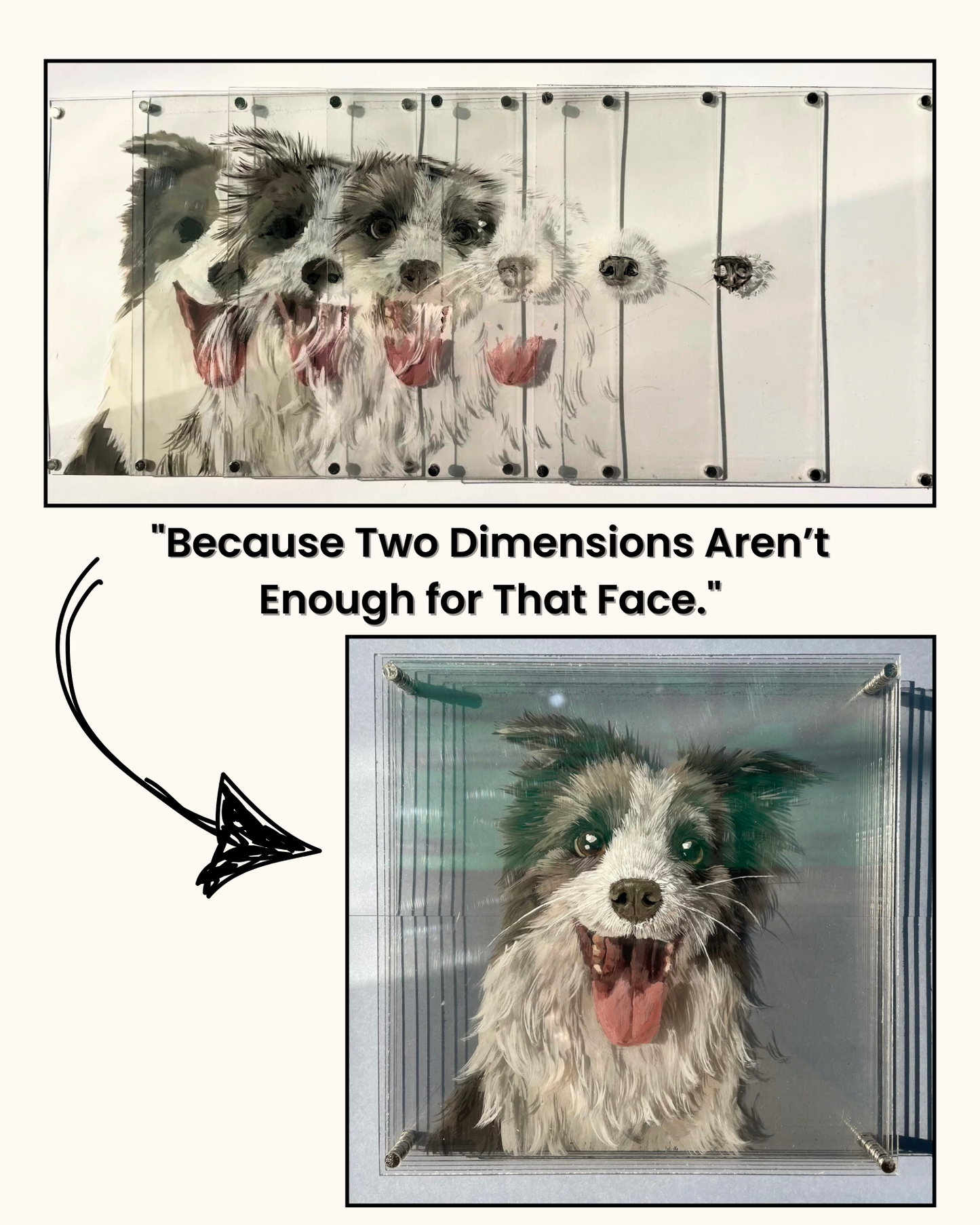 Hand-Painted 3D Pet Painting