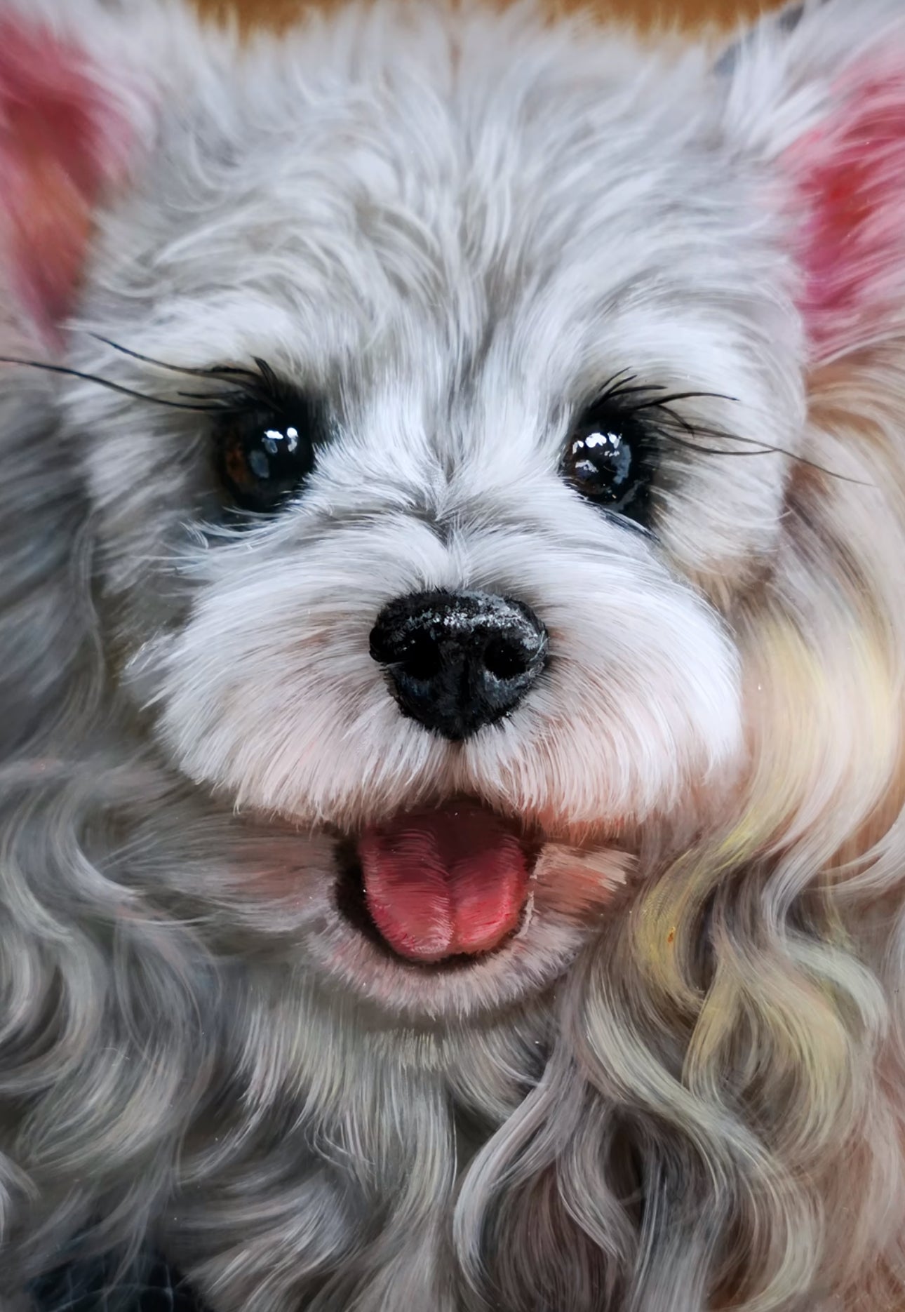 Hand-Painted Lifelike 3D Pet Portrait