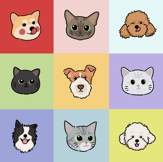 Digital Pet Art (Face Only)