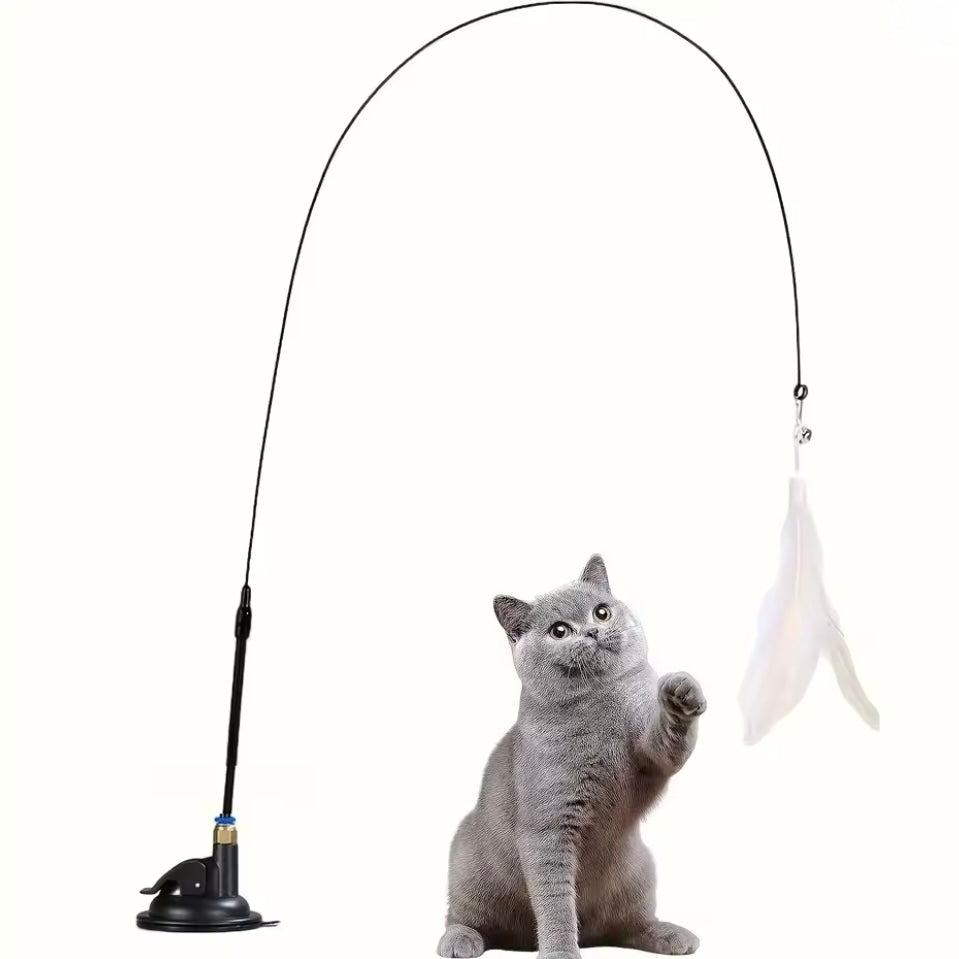 Feather Wand — Interactive Cat Teaser – RuffTopia