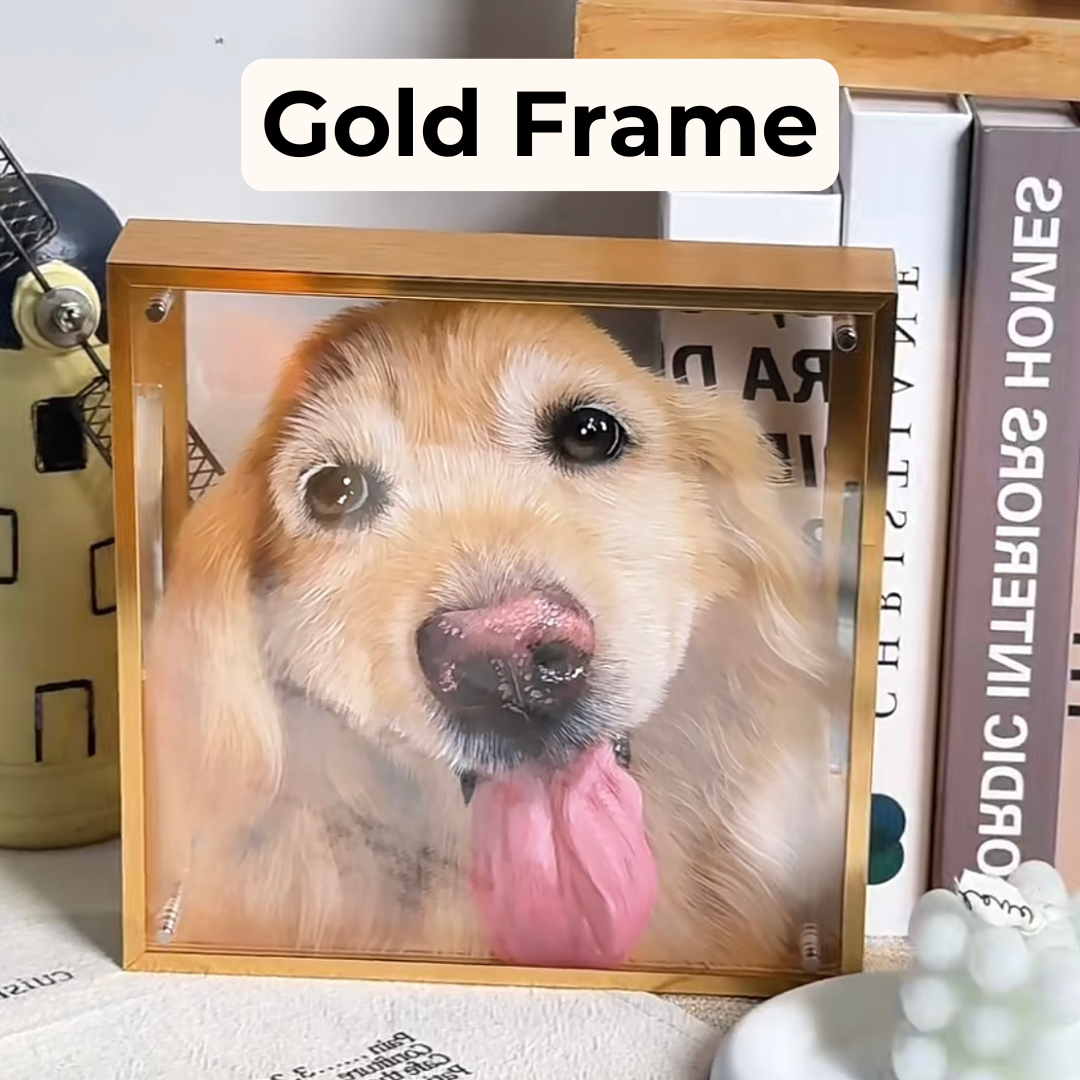 Hand-Painted Lifelike 3D Pet Portrait