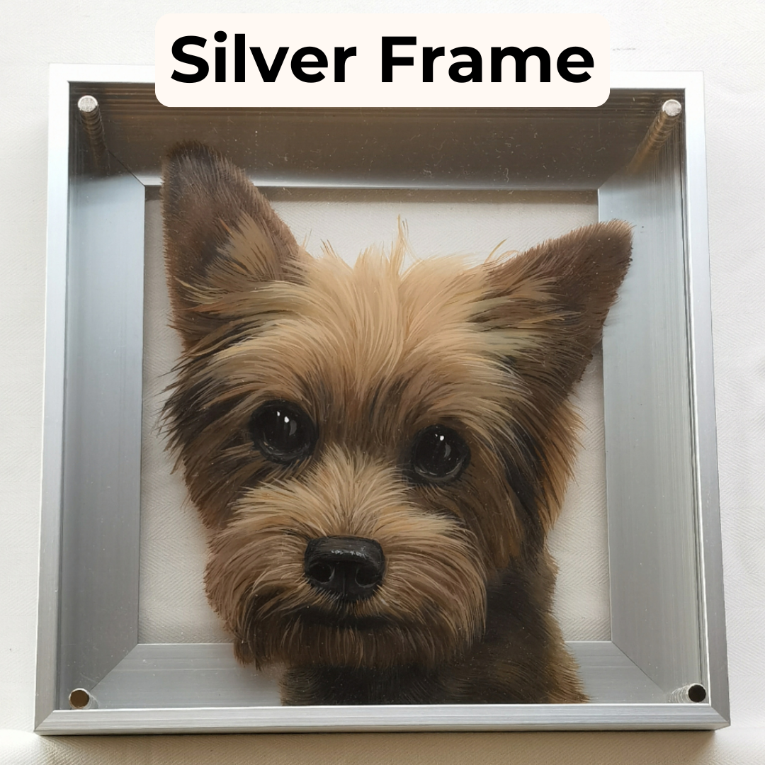 Hand-Painted Lifelike 3D Pet Portrait