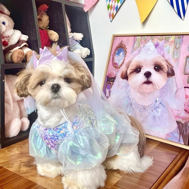 Oil Painting Style Pet Portrait