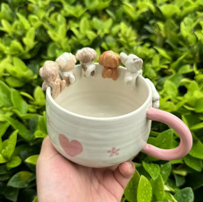 Personalized Handmade Pet Sculpture Mug