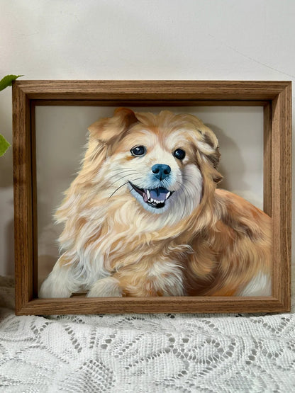 One-Layer Pet Glass Painting