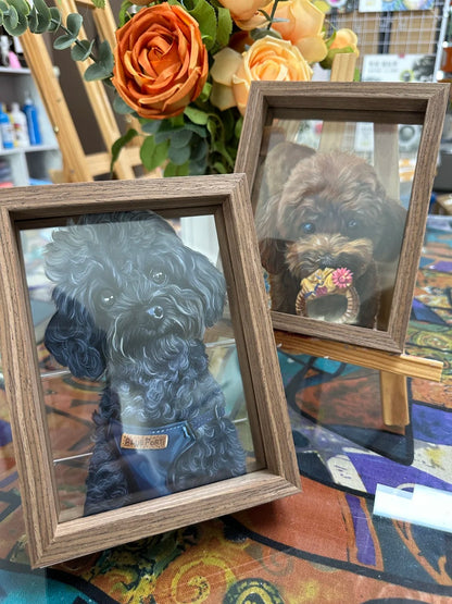 One-Layer Pet Glass Painting