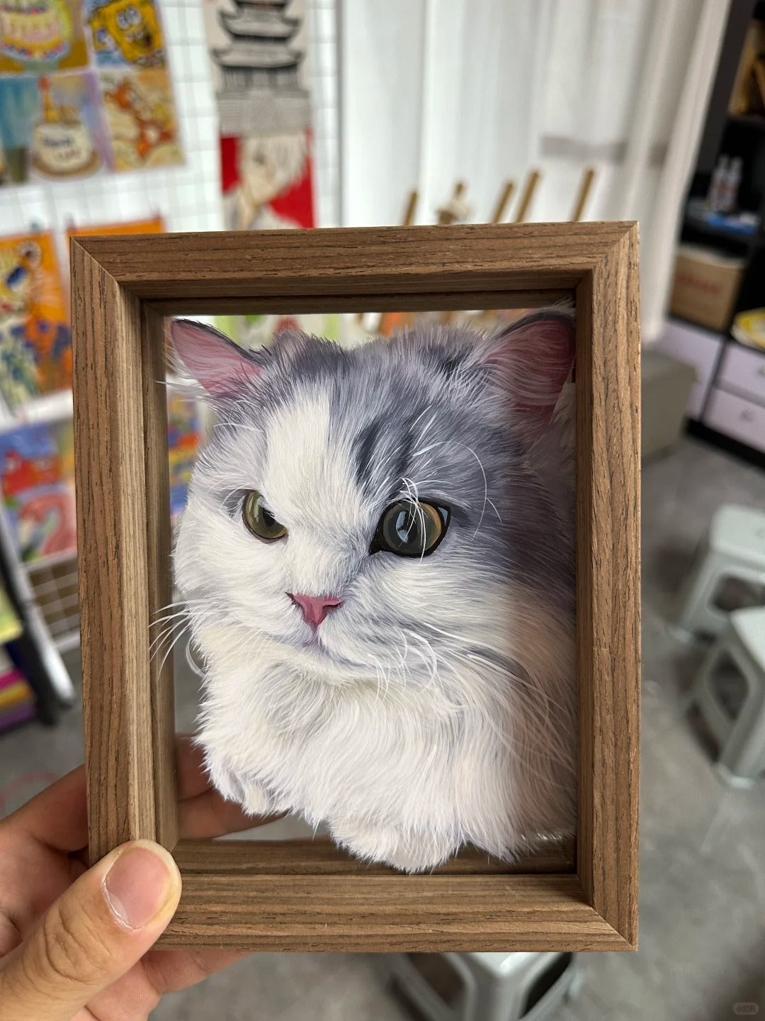 One-Layer Pet Glass Painting