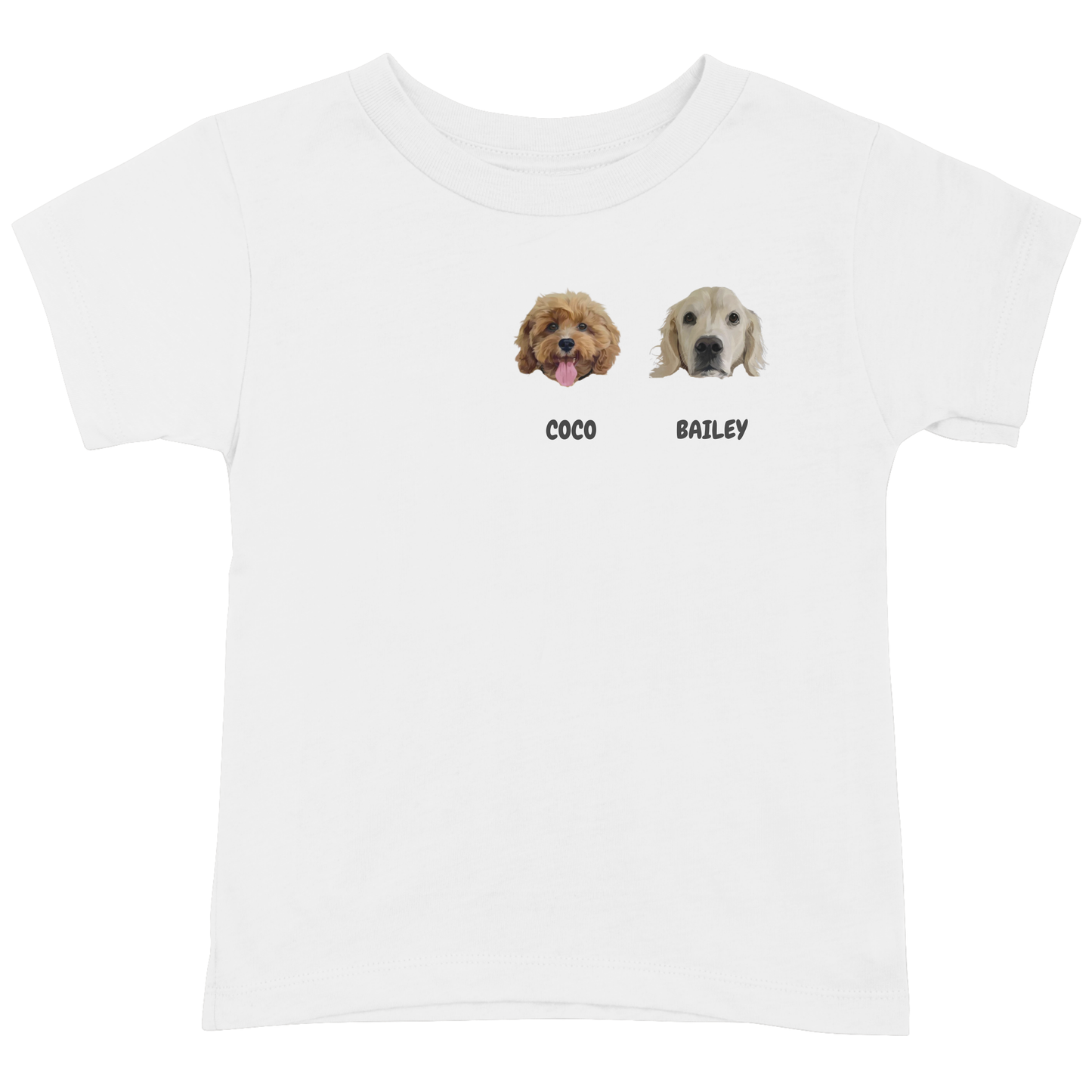 Custom Pet Portrait T-Shirt Unisex