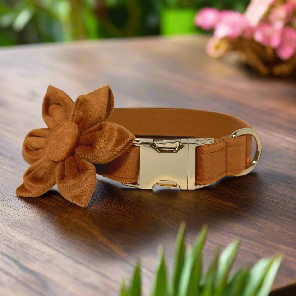 Bronze Blossom Collar - Aurawisp