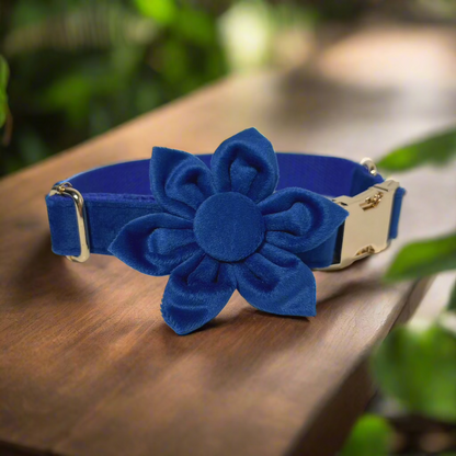 Indigo Blossom Collar - Moonpetal