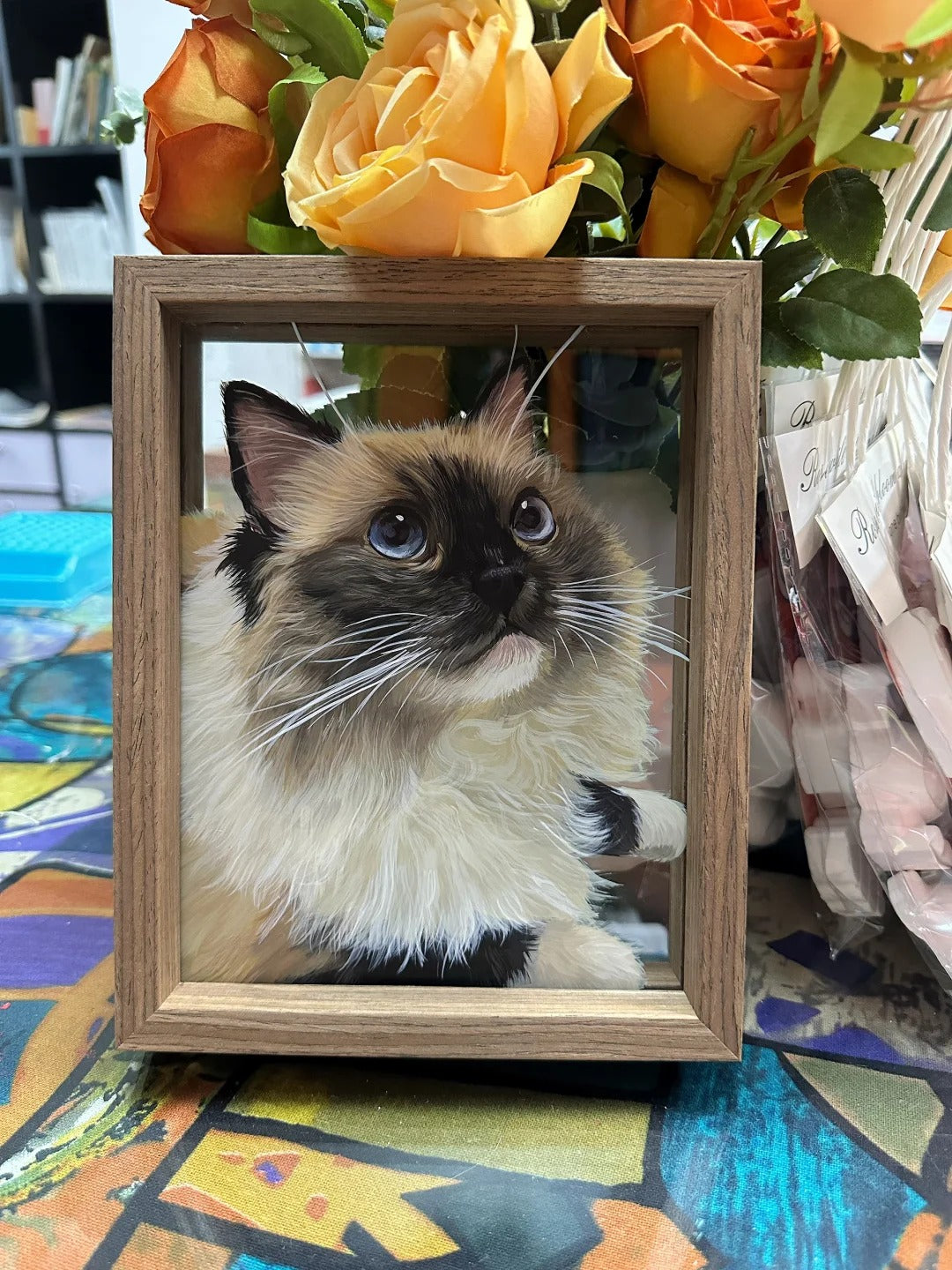 One-Layer Pet Glass Painting