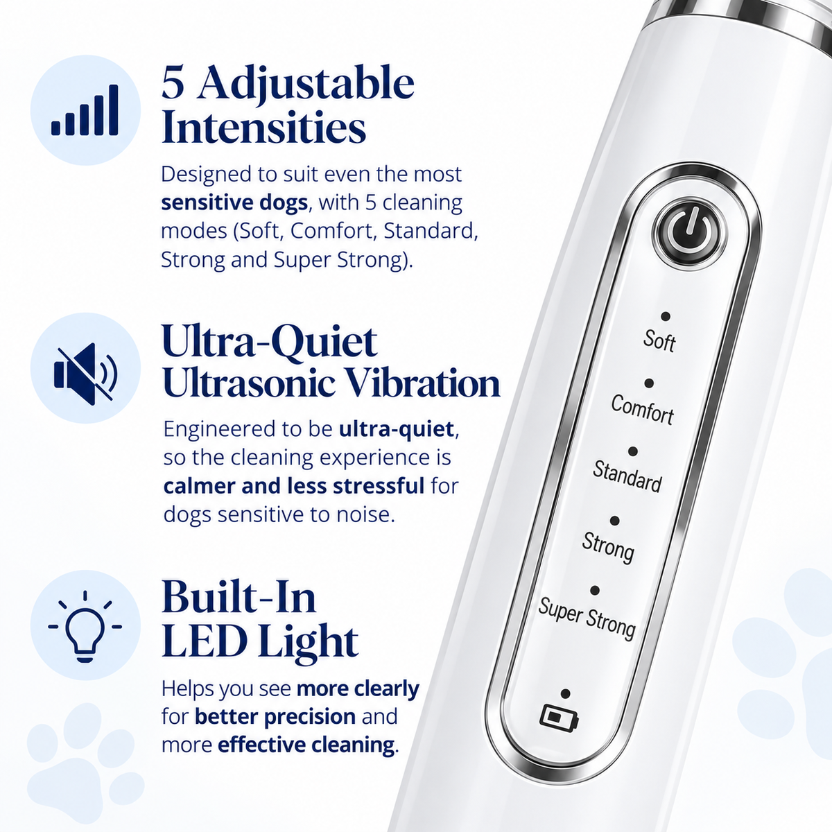 PawClean Pro — Ultrasonic Plaque & Tartar Remover for Dogs & Cats