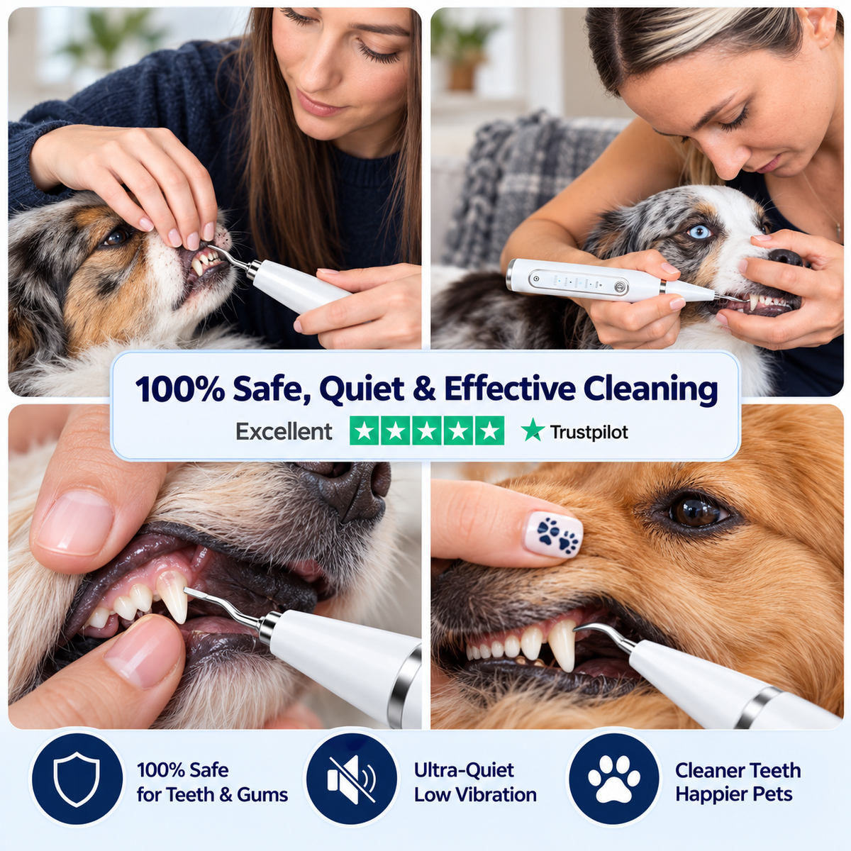 PawClean Pro — Ultrasonic Plaque & Tartar Remover for Dogs & Cats