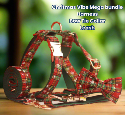 Christmas Vibe Dog Harness