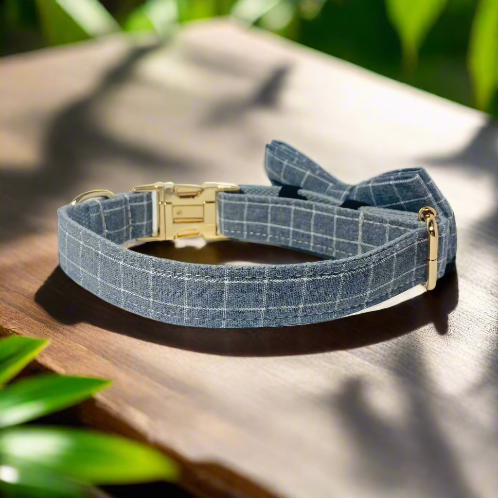 Smokey Plaid Collar - Smokey