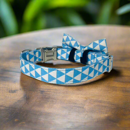 Blue Playboy Collar - Sterling