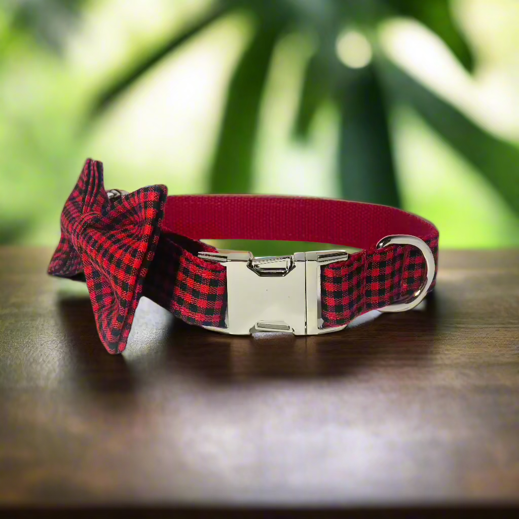 Red Gentleman Collar - Crimson