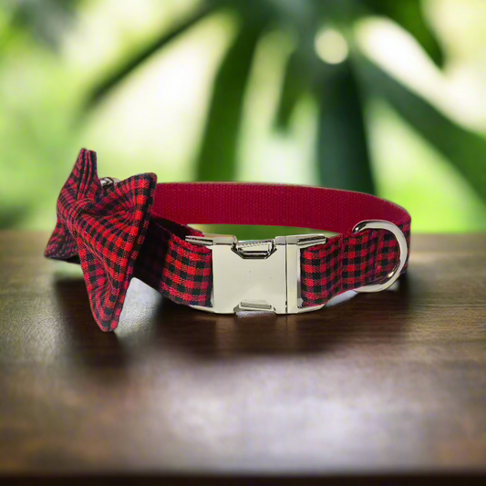 Red Gentleman Collar - Crimson