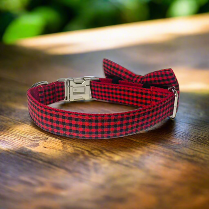 Red Gentleman Collar - Crimson