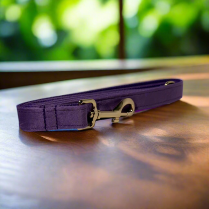 Purple Velvet Leash