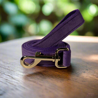 Purple Velvet Leash