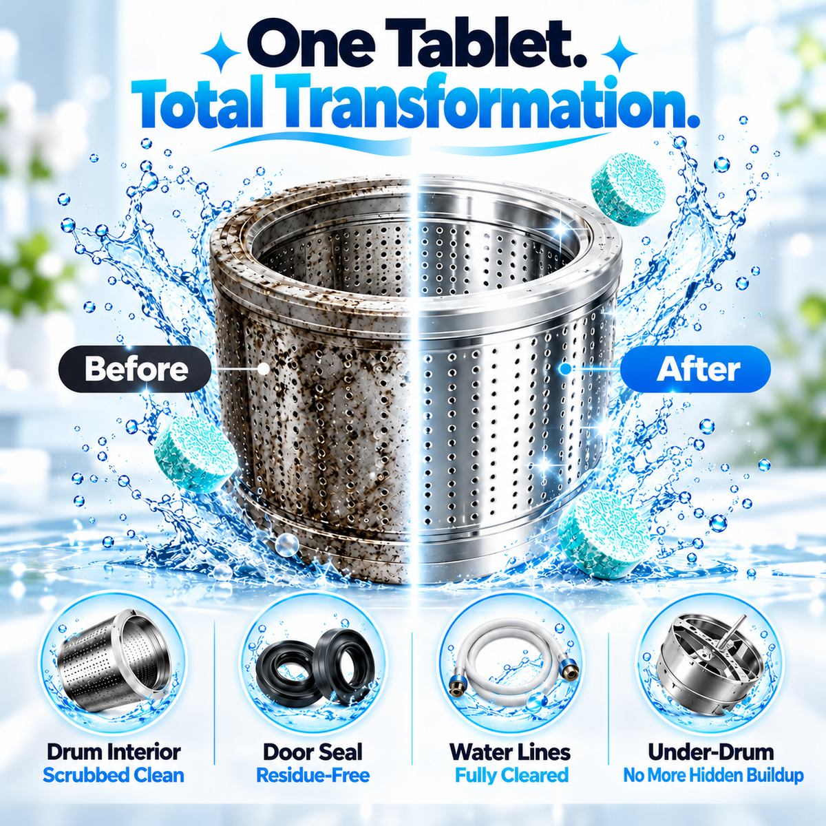 Washer Cleaner Tablets Pro
