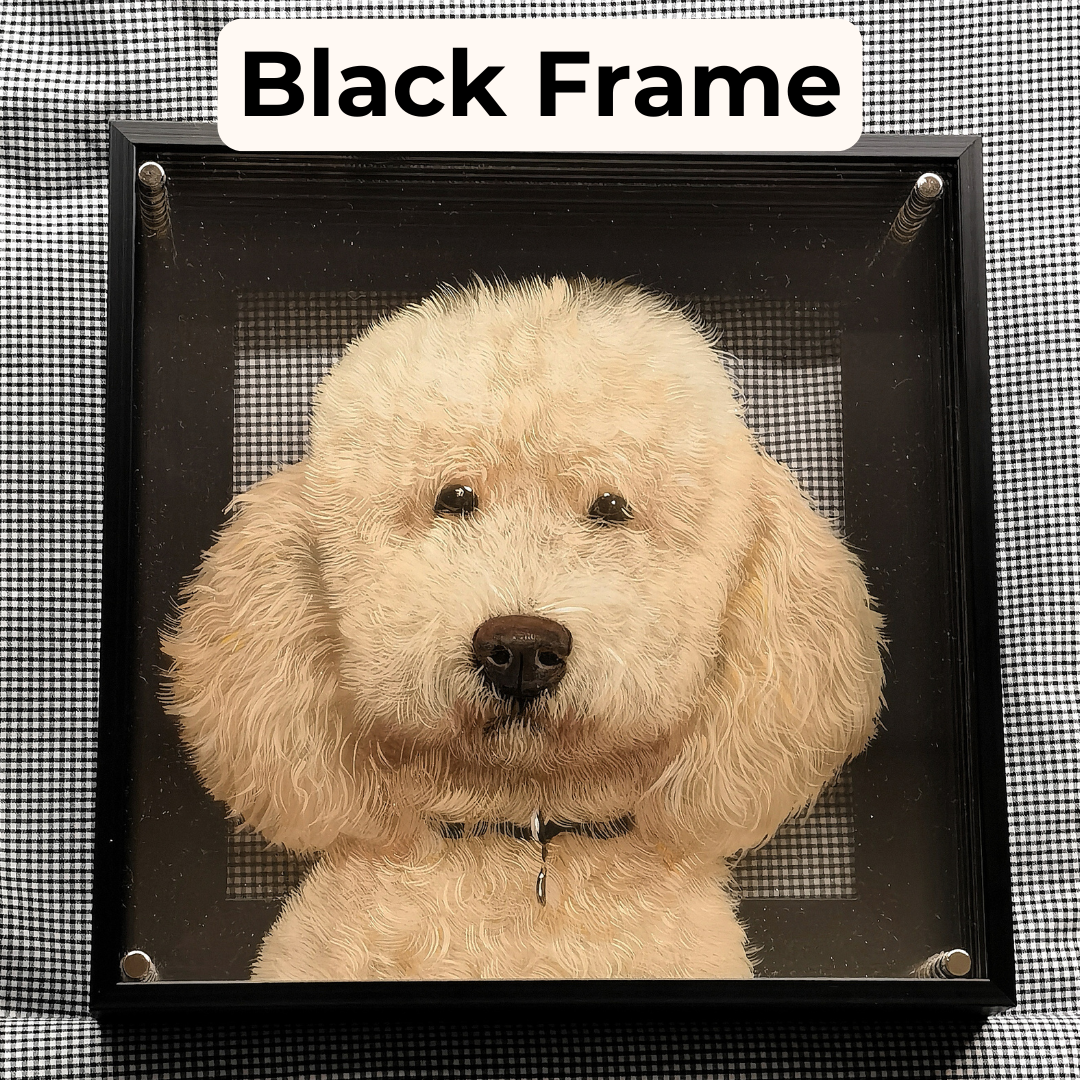 Hand-Painted Lifelike 3D Pet Portrait