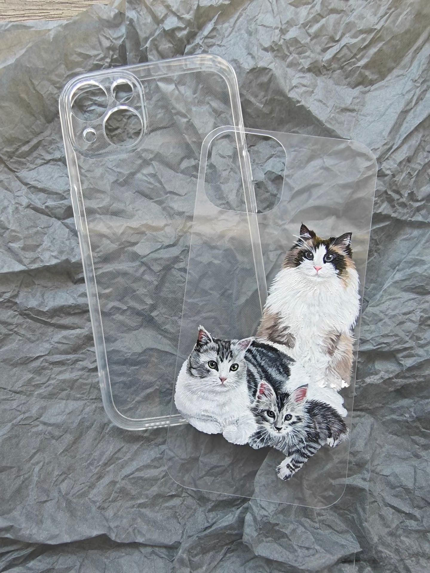 Hand-Drawn Pet Portrait Phone Case