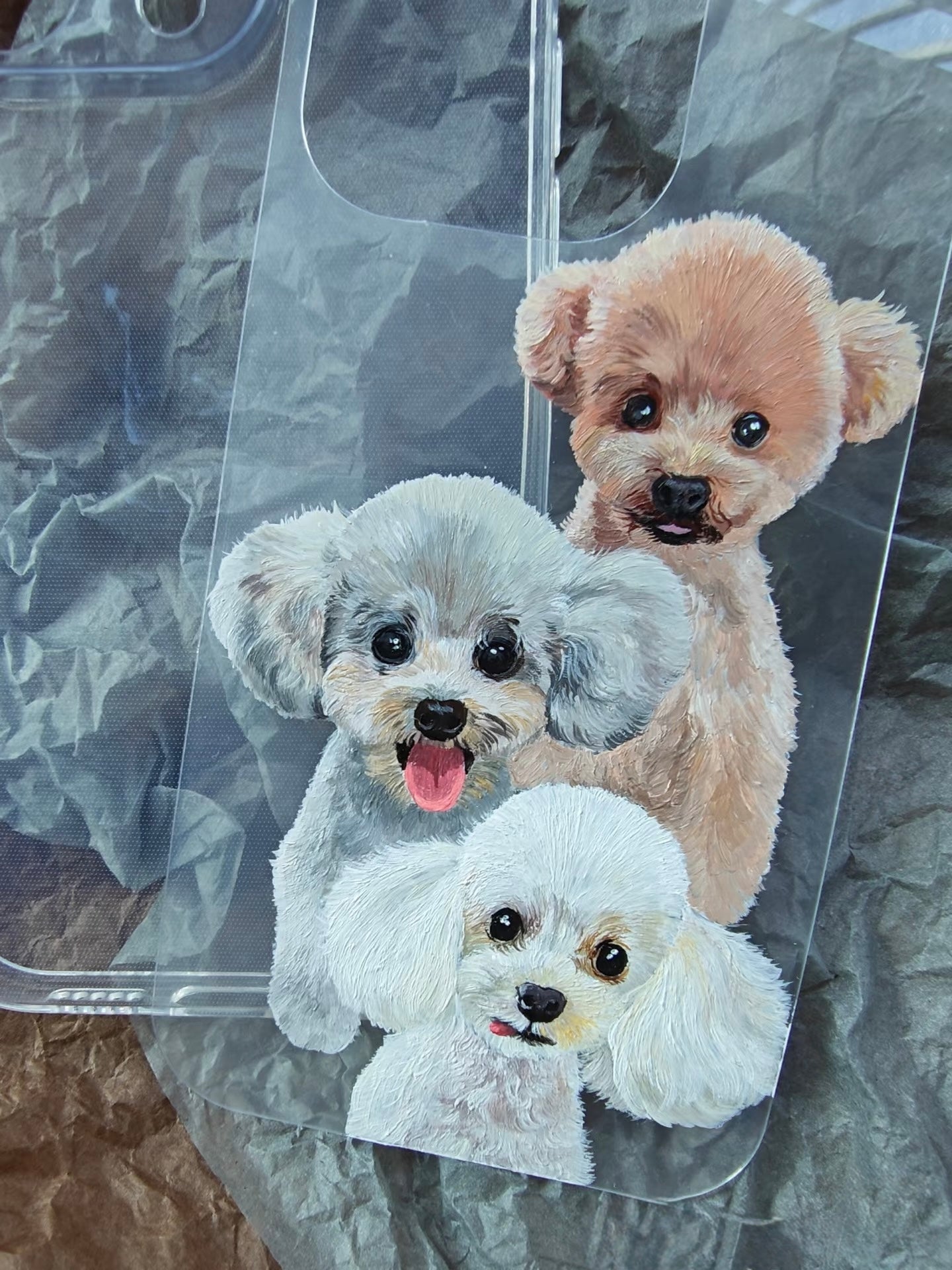 Hand-Drawn Pet Portrait Phone Case