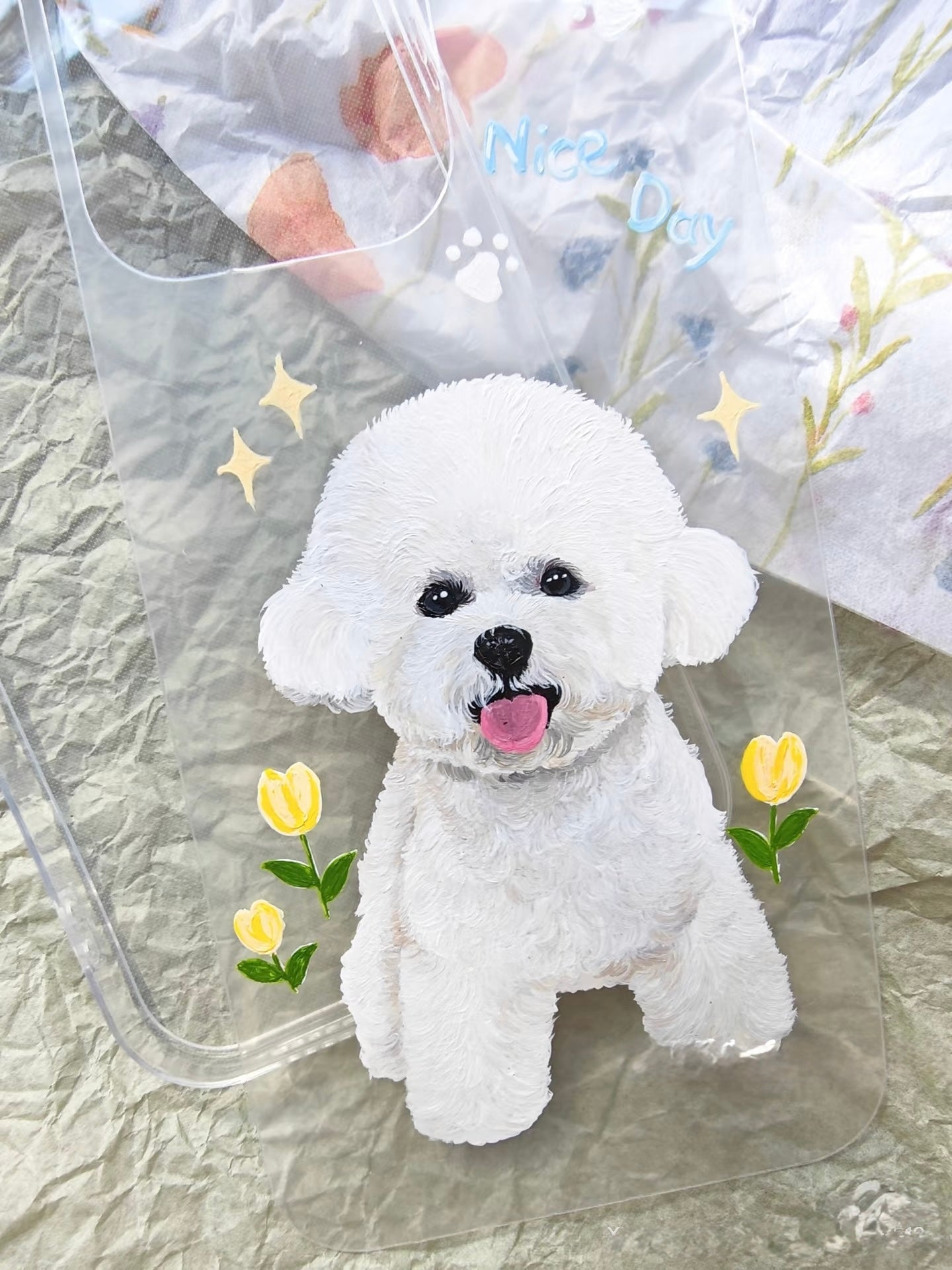 Hand-Drawn Pet Portrait Phone Case