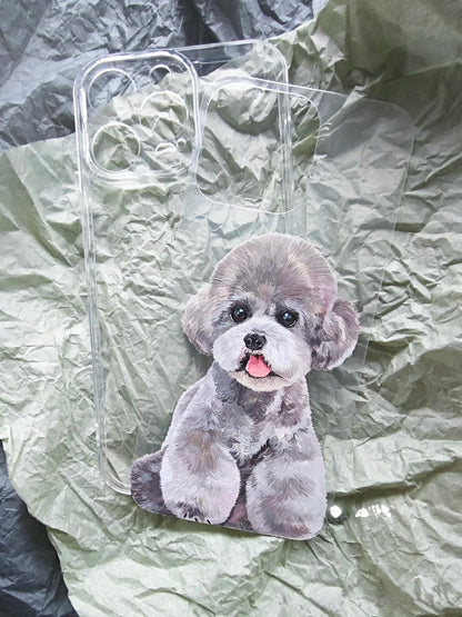 Hand-Drawn Pet Portrait Phone Case