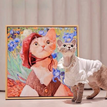 Oil Painting Style Pet Portrait