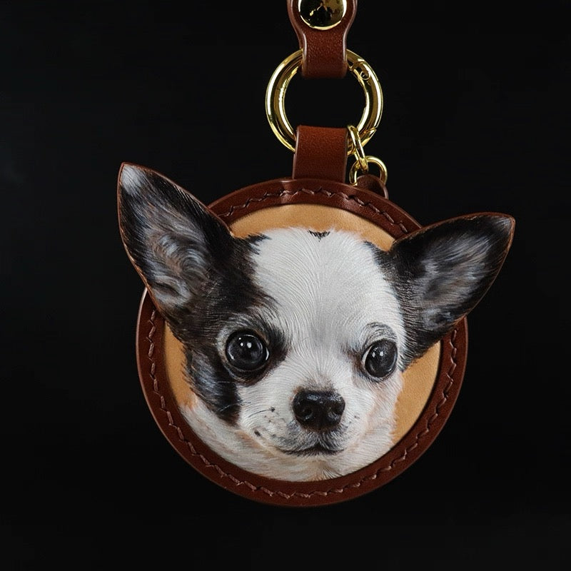 Handmade Pet Leather Carving