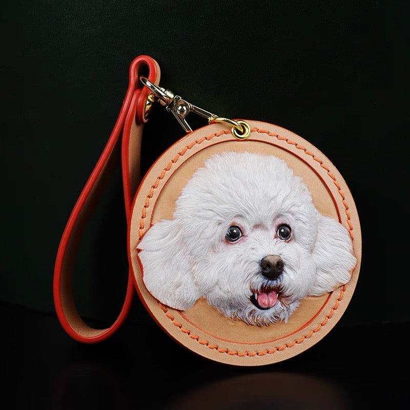 Handmade Pet Leather Carving