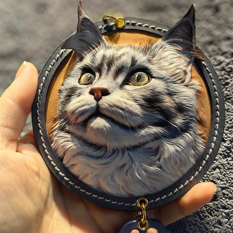 Handmade Pet Leather Carving