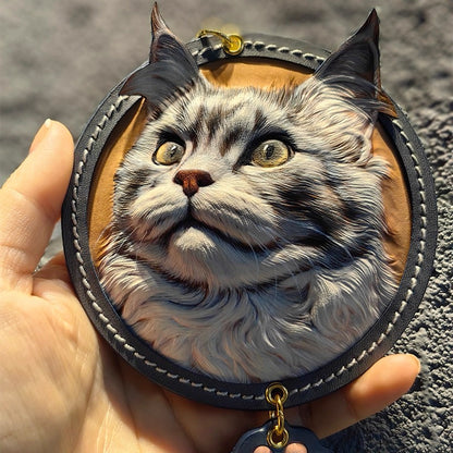 Handmade Pet Leather Carving