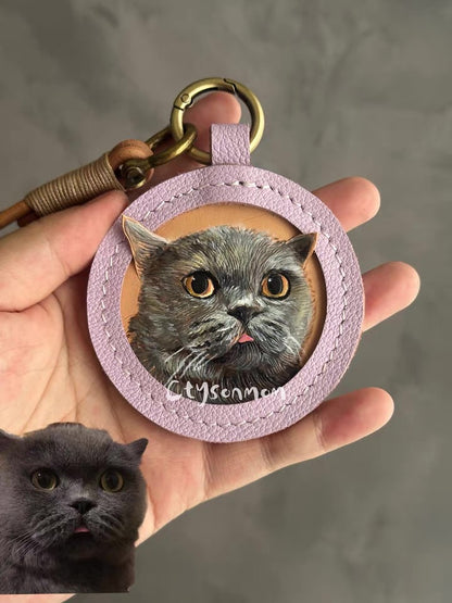 Handmade Pet Leather Carving