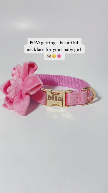 Pink Blossom Collar - Rosie