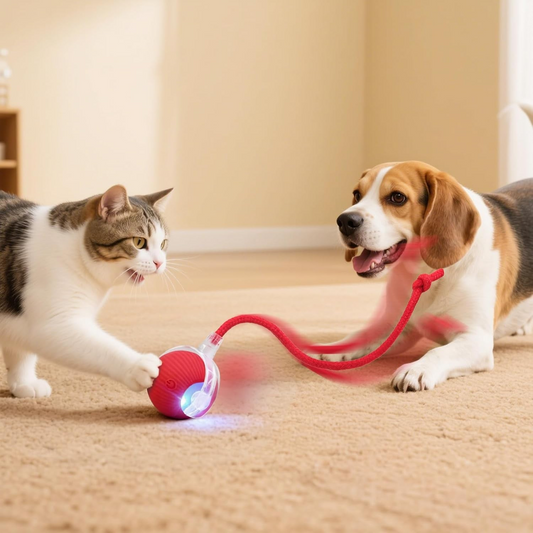 Interactive Self-Rolling Ball (For Cats and Dogs)